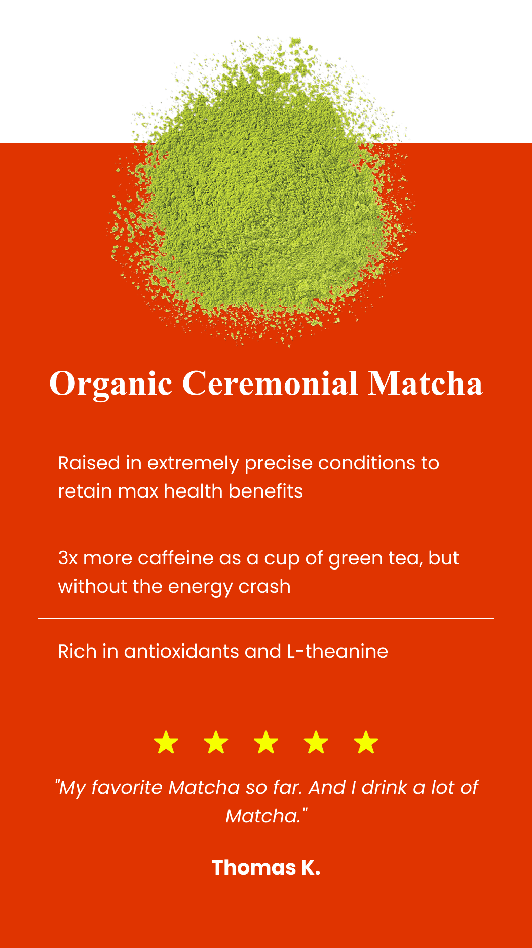 Organic Ceremonial Matcha