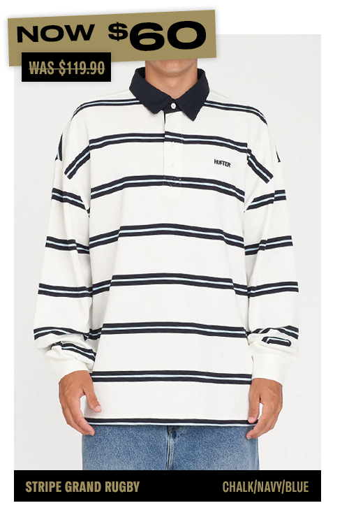 STRIPE GRAND RUGBY CHALK/NAVY/BLUE
