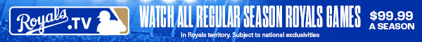 Royals.TV - Stream all regular season Royals games - $99.99 Seasonal. Subject to national exclusives. Buy Now.