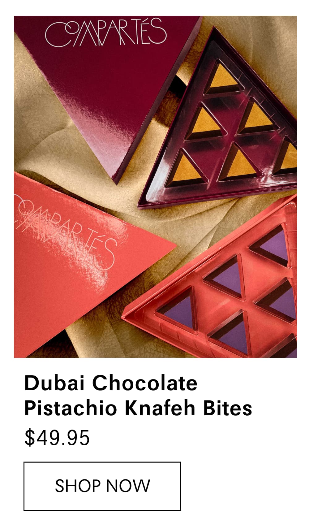 Dubai Chocolate Pistachio Knafeh Bites