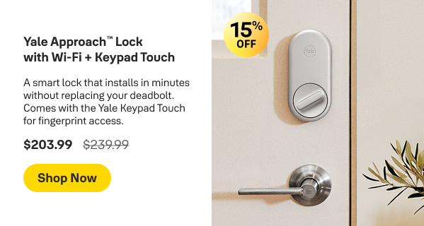 Save 15% on Approach Lock.