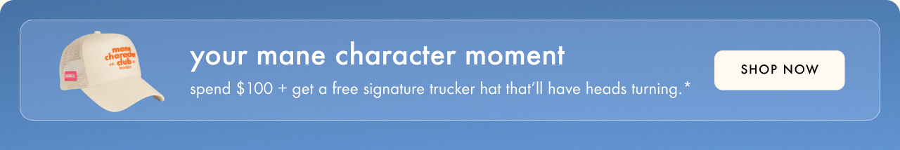 spend $100 to get free signature trucker hat