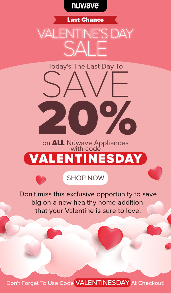 Save 20% With Code VALENTINESDAY