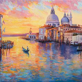Venice at Sunset Glow