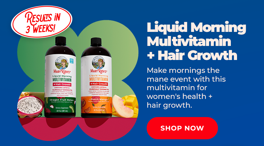 Liquid Morning Multivitamin + Hair Growth