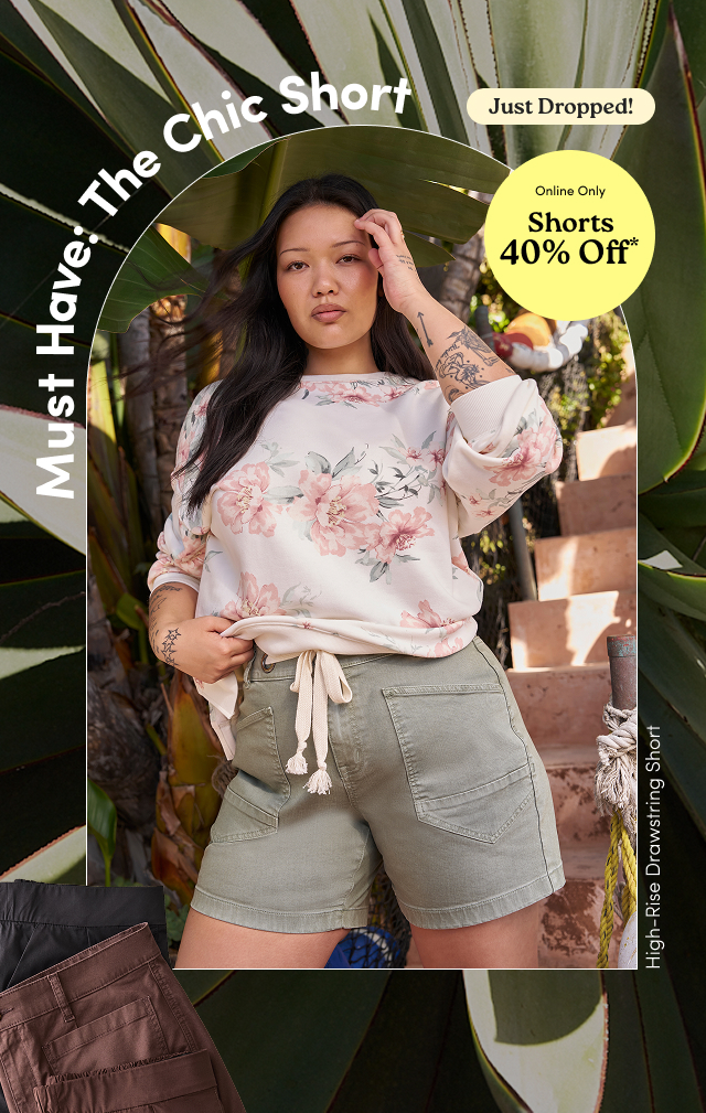 Must Have The Chic Short | Just Dropped! | Online Only | Shorts 40% Off*
