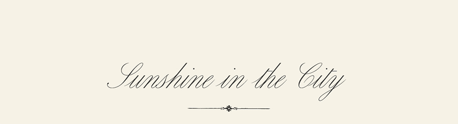 Sunshine in the City