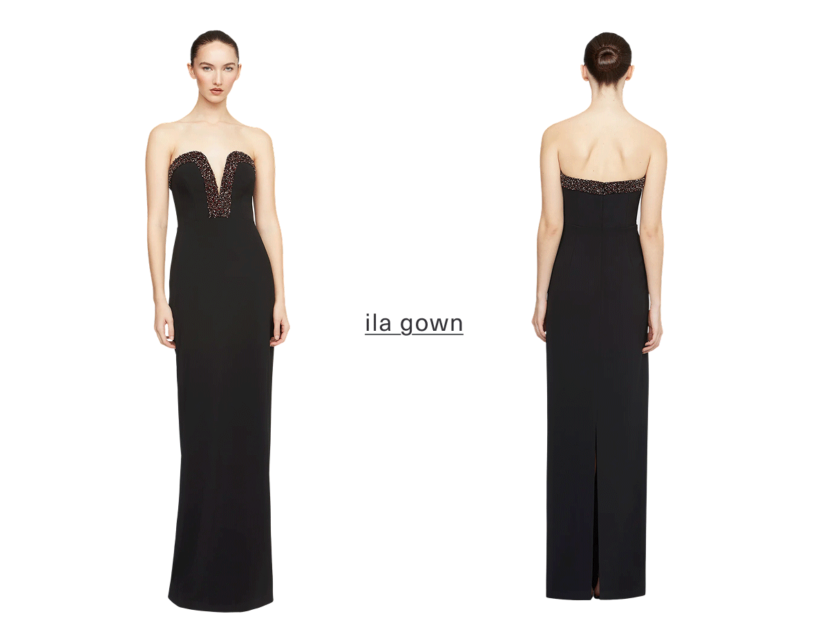 Ila Crepe Gown