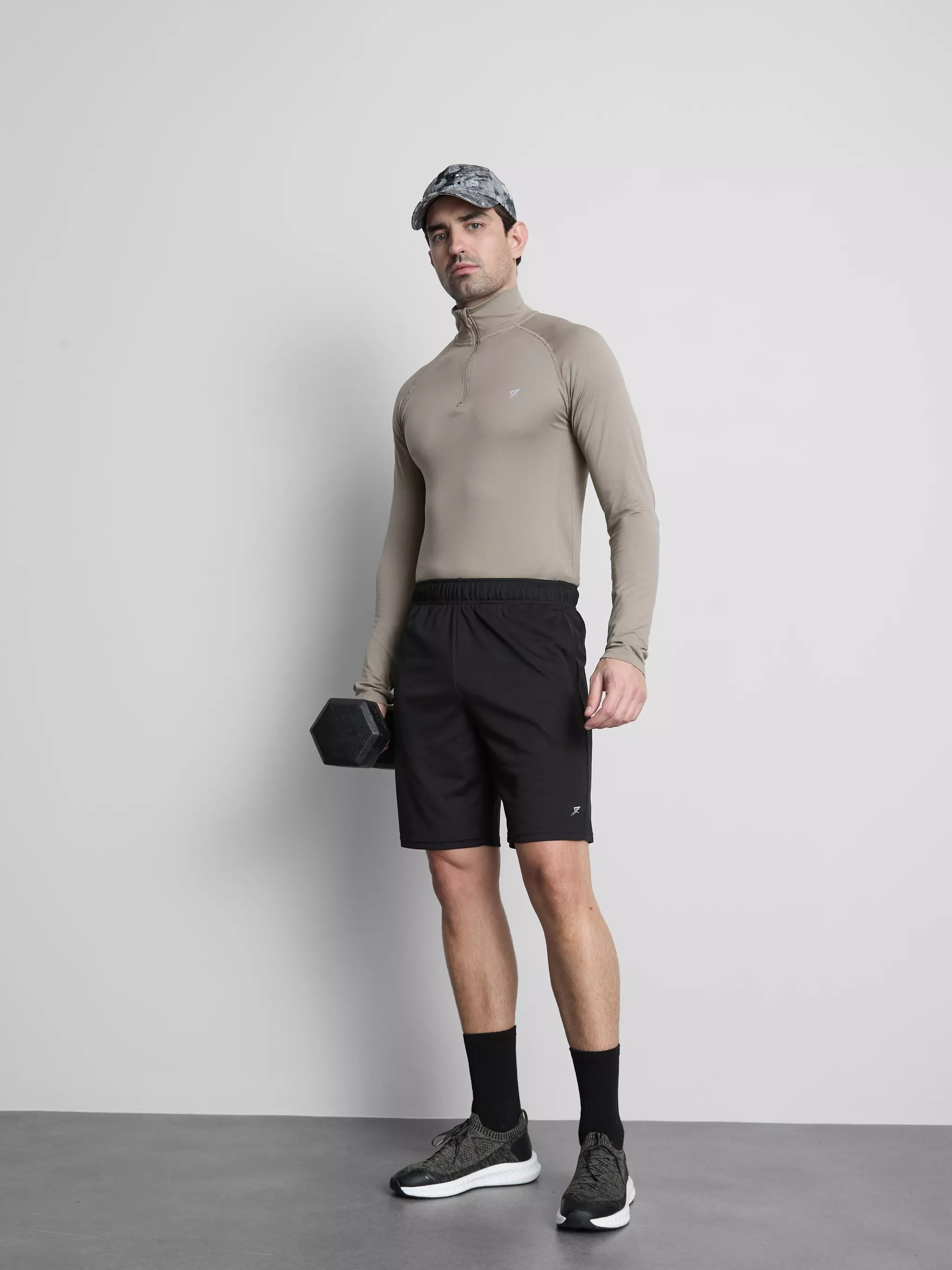 Man wearing Mesh Gym Shorts