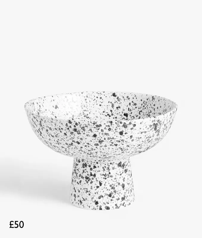 John Lewis Speckle Footed Earthenware Bowl, £50
