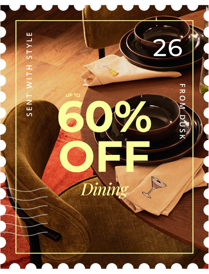 60% off dining room