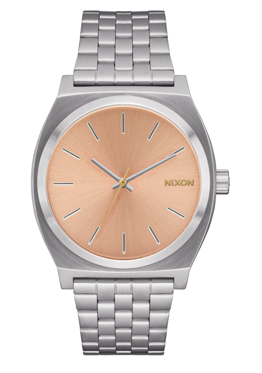 Image of Time Teller - Silver / Coral
