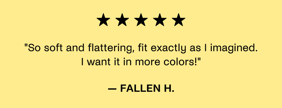 Real 5 star reviews