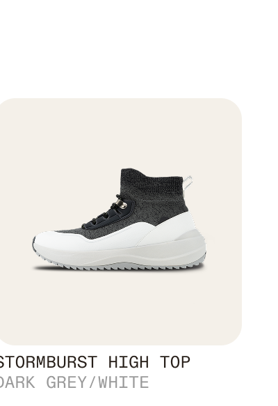 Stormburst High Top Dark Grey/White