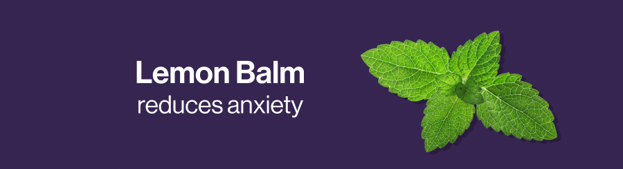 Lemon Balm, reduces anxiety 