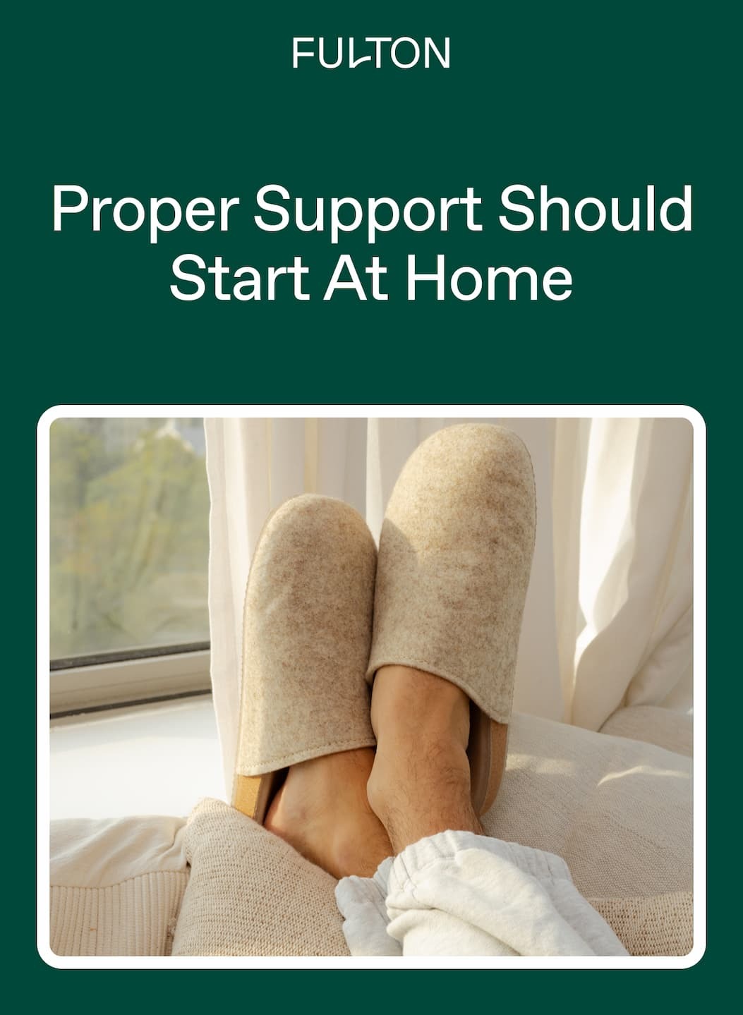 proper support starts at home