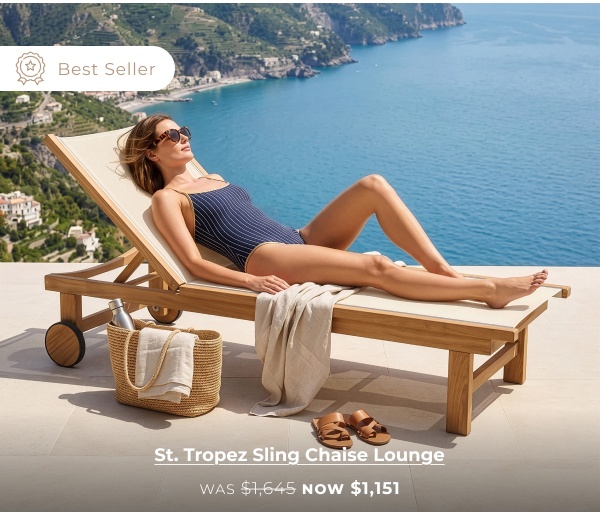 St. Tropez Sling Chaise Lounge