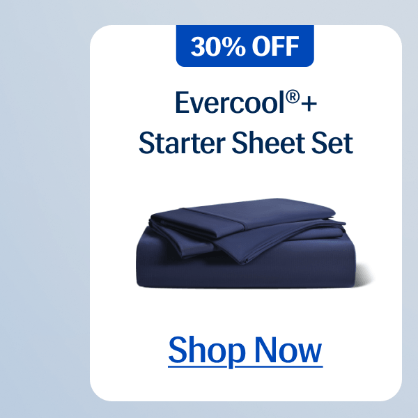 Evercool®+ Starter Sheet Set – 30% Off | Shop Now
