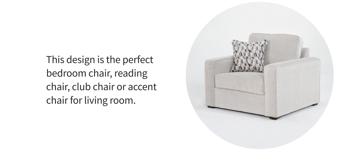 For extra seating, there's a graphic swivel chair that adds pizzazz.