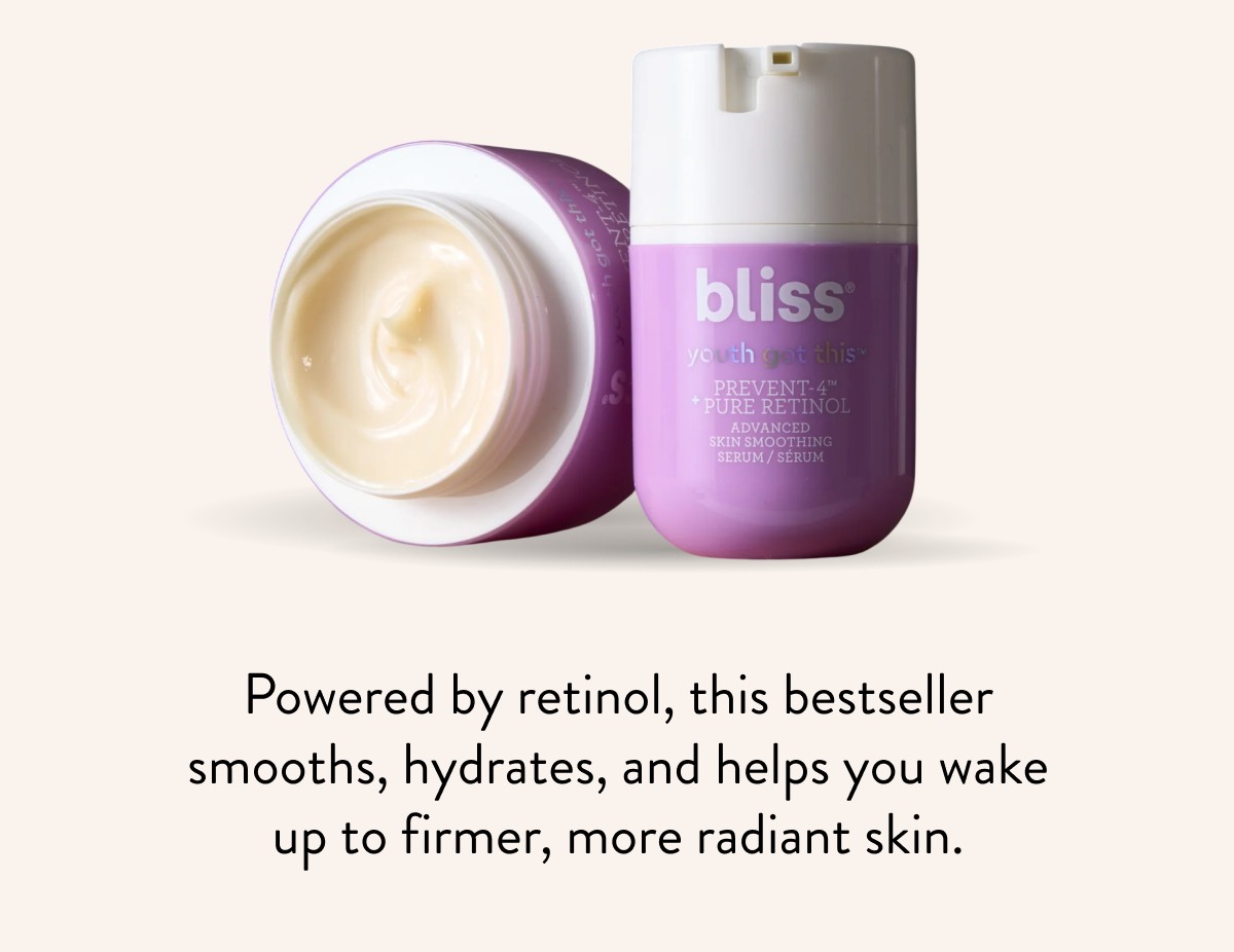 Powered by retinol, this bestseller smooths, hydrates, and helps you wake up to firmer, more radiant skin.