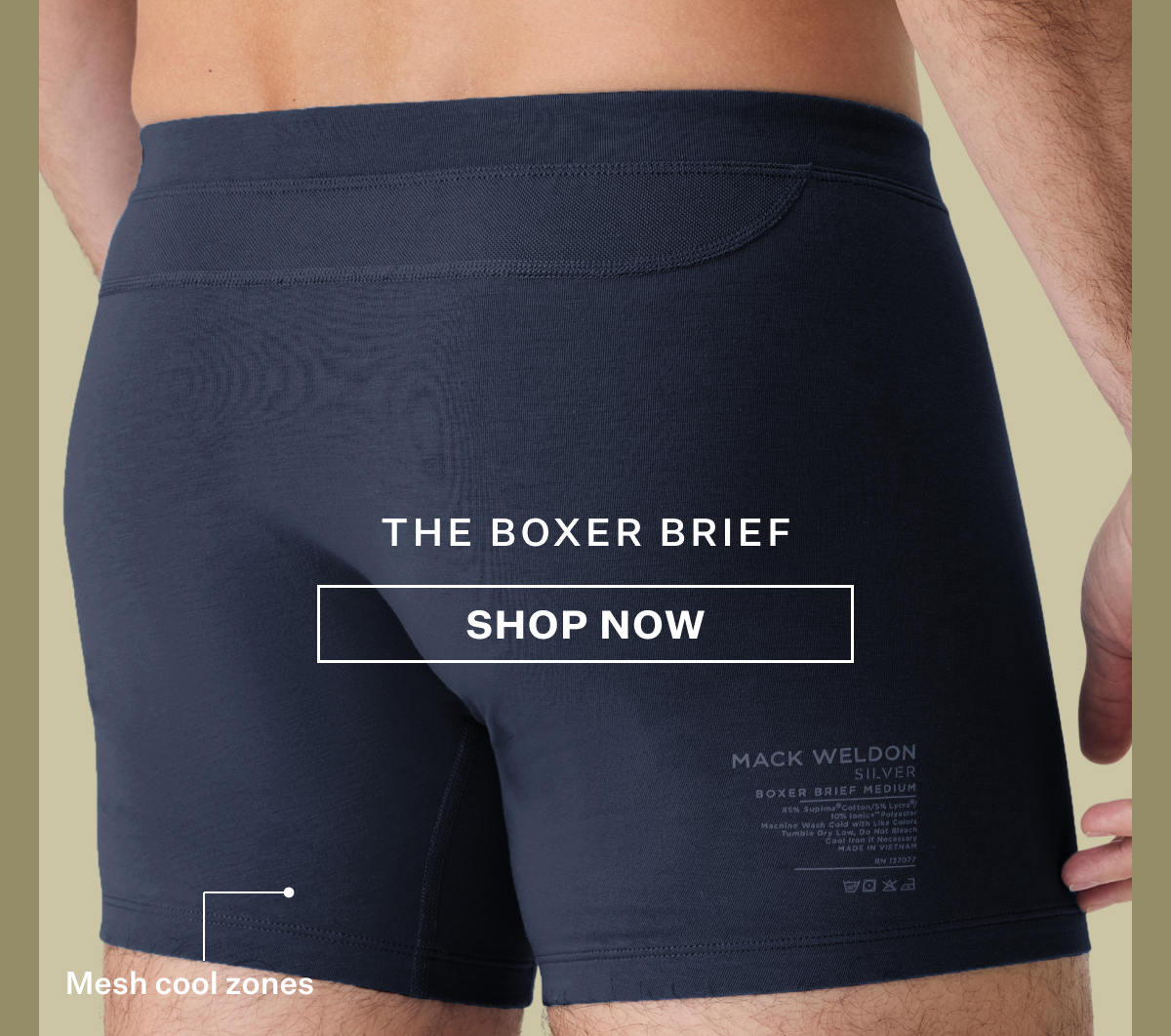 Silver Boxer Brief. Shop Now
