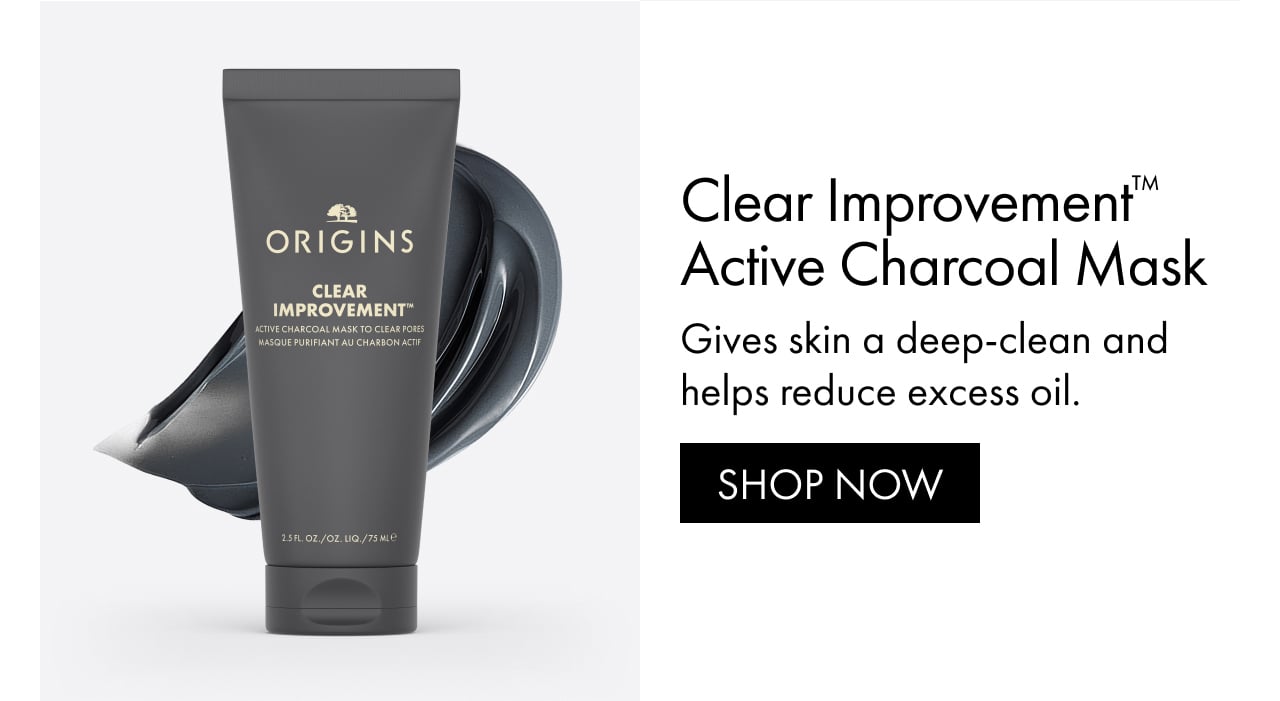 Clear Improvement™ Active Charcoal Mask | Gives skin a deep-clean and helps reduce excess oil. | SHOP NOW