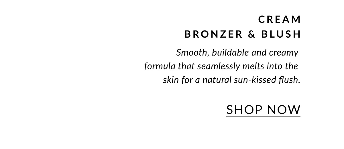 Cream Bronzer & Cream Blush