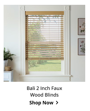 Bali 2 Inch Faux Wood Blinds | Shop Now >