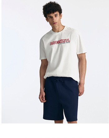 Men's Woven Shorts Black Iris