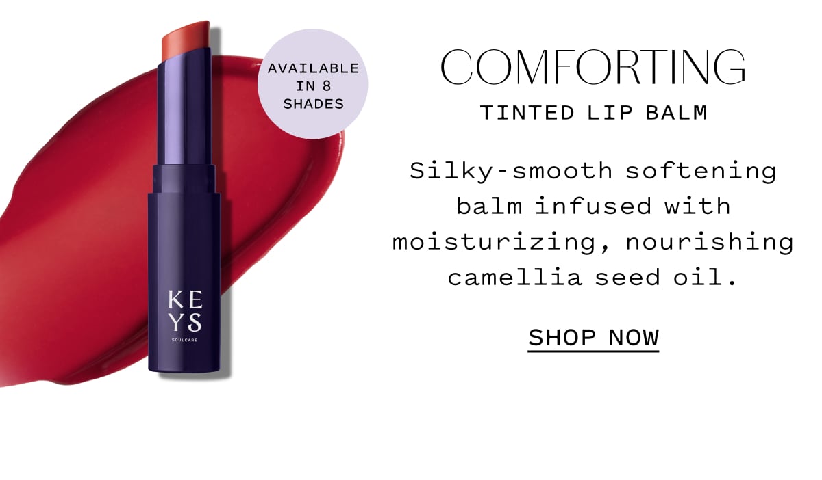 comforting tinted lip balm