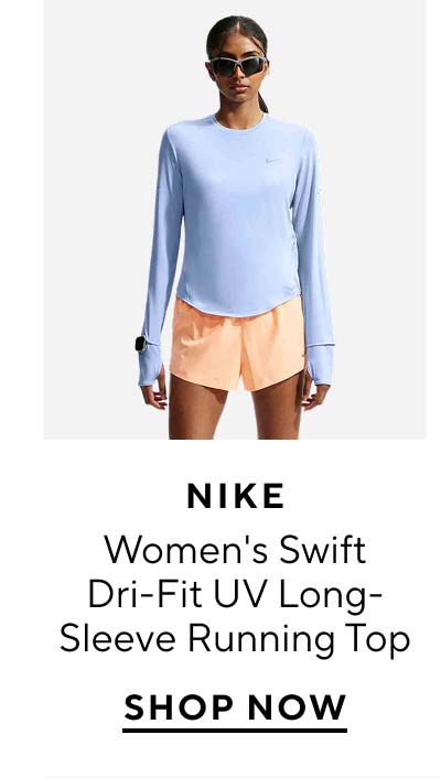 Nike	Women's Swift Dri-Fit UV Long-Sleeve Running Top