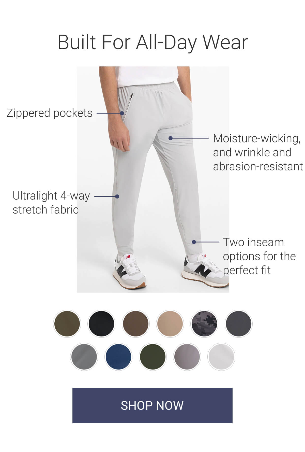 Built For All-Day Wear