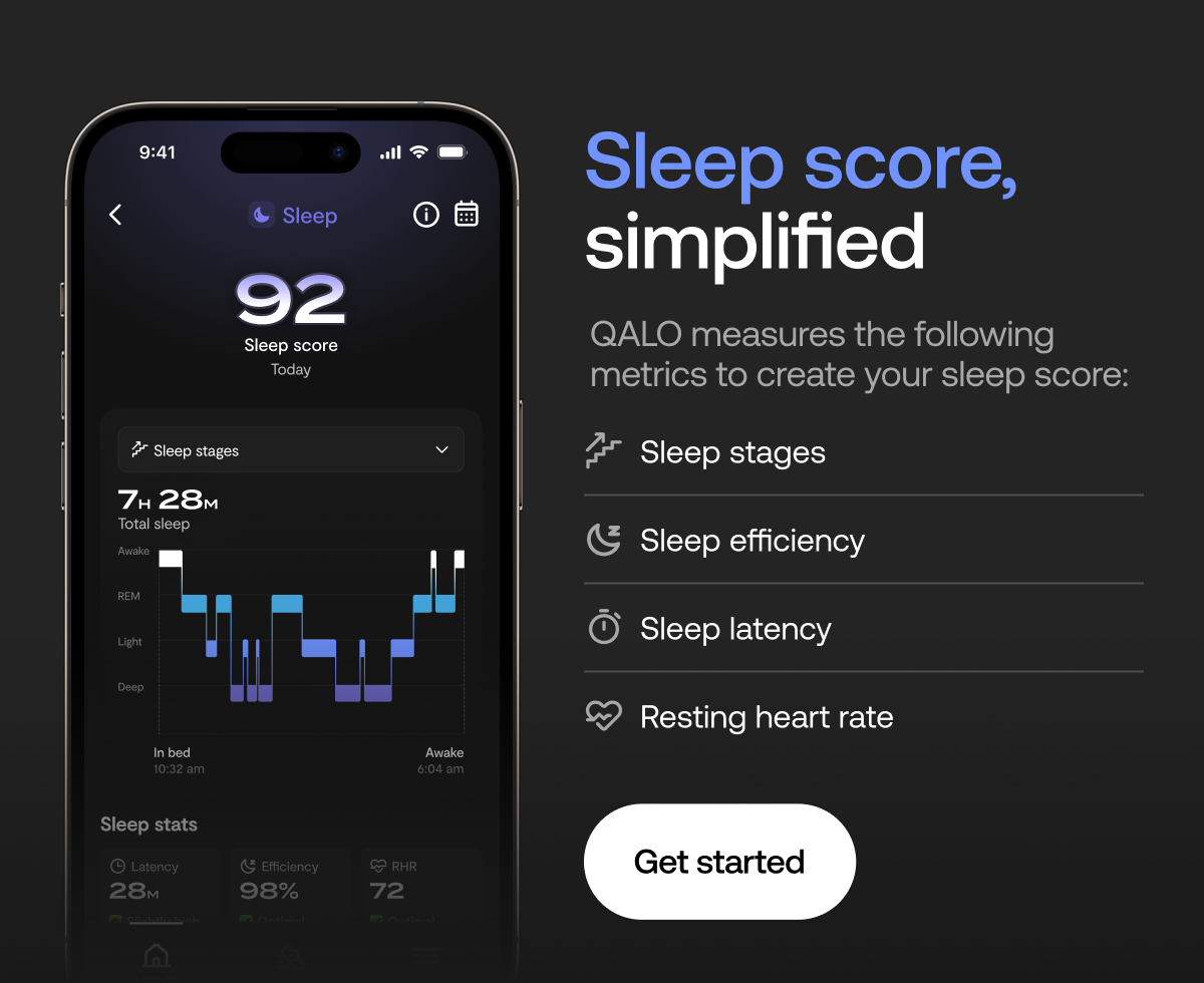 Sleep score, simplified