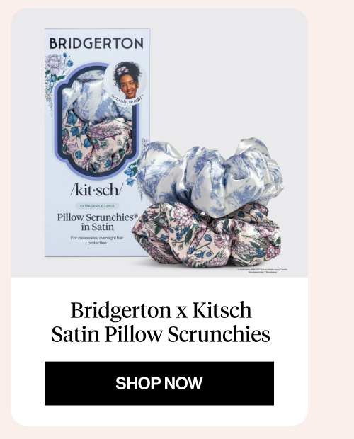 Bridgerton x Kitsch Satin Pillow Scrunchies