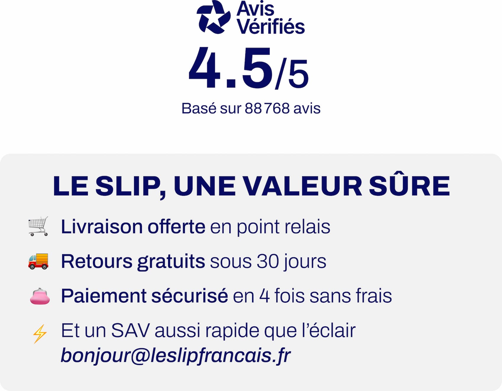 Le Slip, Une Valeur Sûre 