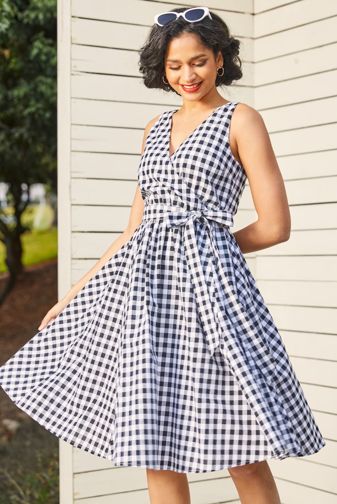 Instant Energy Faux-Wrap Dress