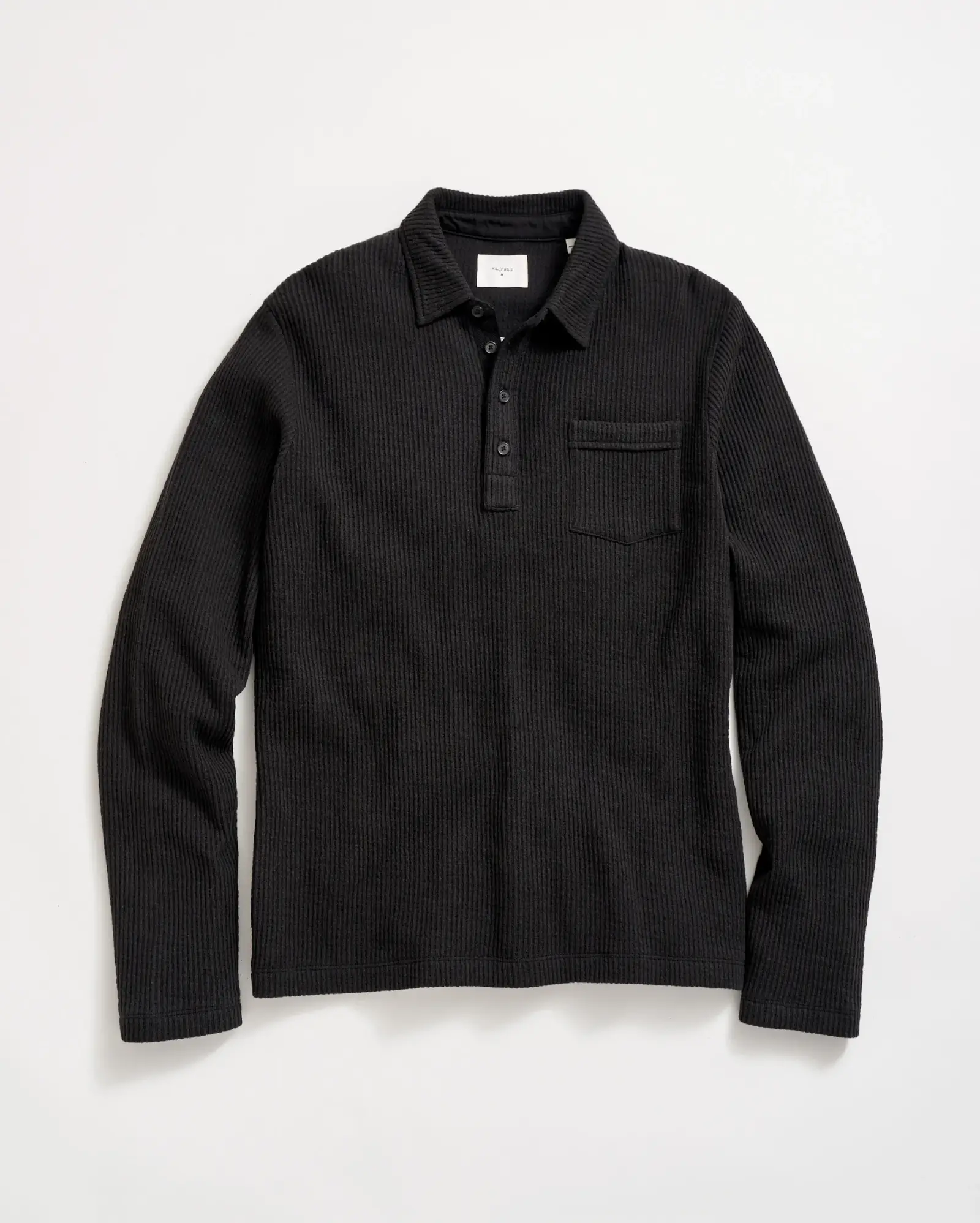 Image of Long Sleeve Drop Needle Polo