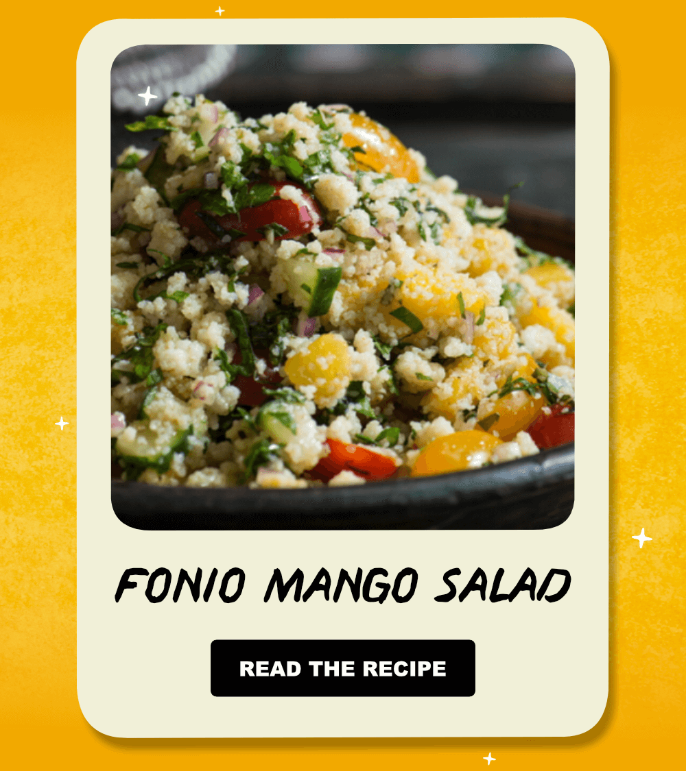 Fonio Mango Salad