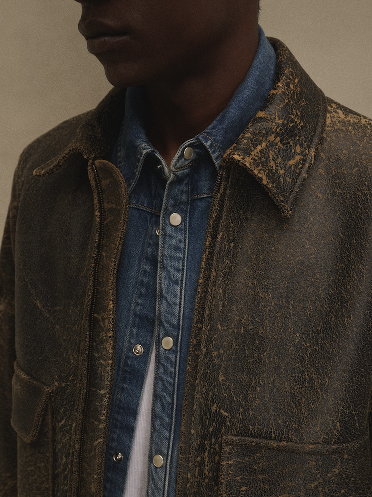 Distressed Flight Jacket