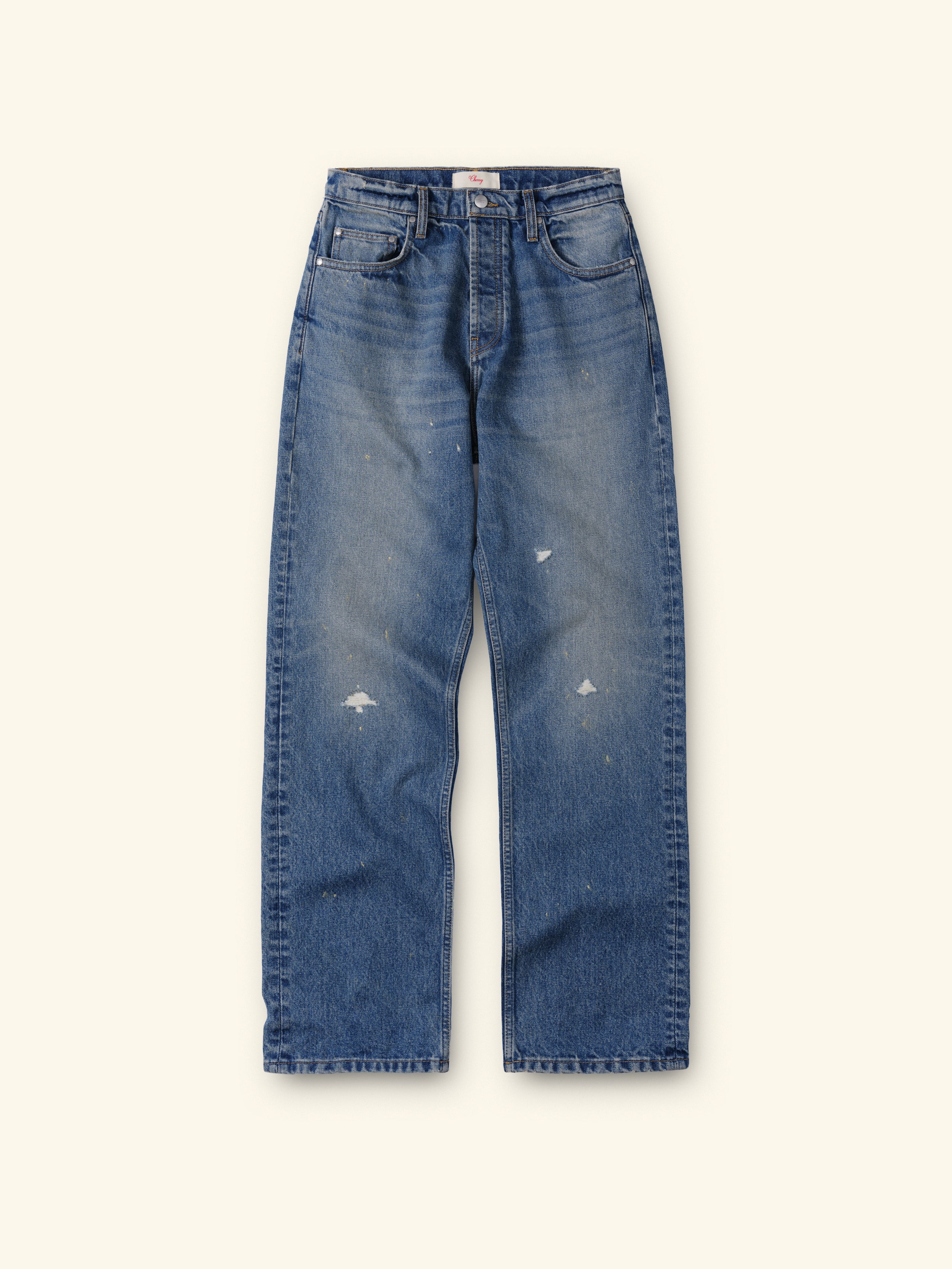 Image of Relaxed 5 Pocket Jeans (Painters Wash)