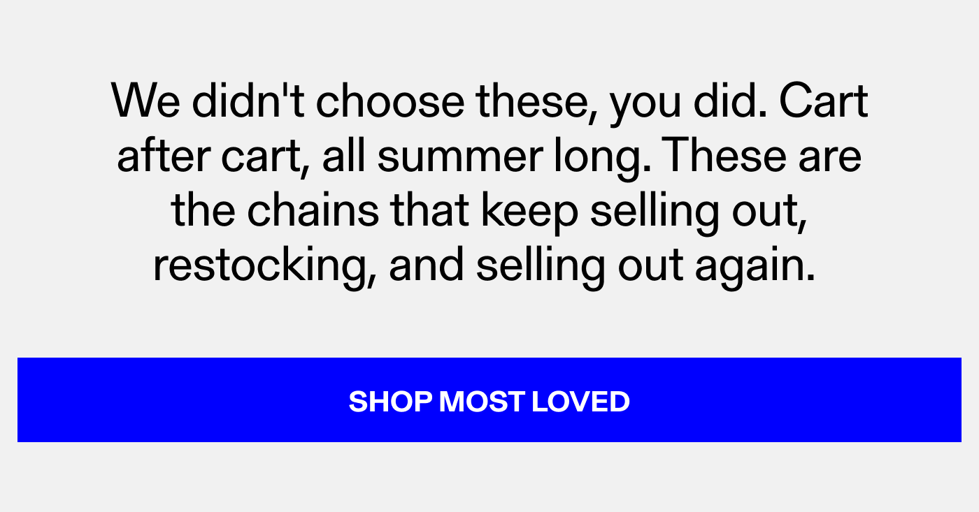 Shop Most Loved