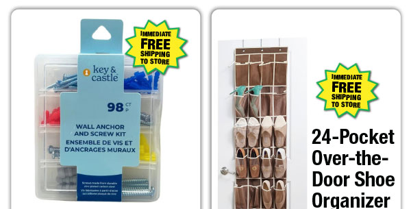 98-Piece Wall Anchor and Screw Kit - ONLY $2.50 After Rebate*!