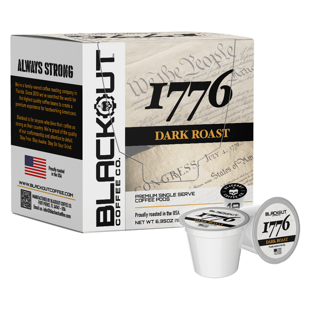 Image of 1776 DARK ROAST COFFEE PODS 18CT