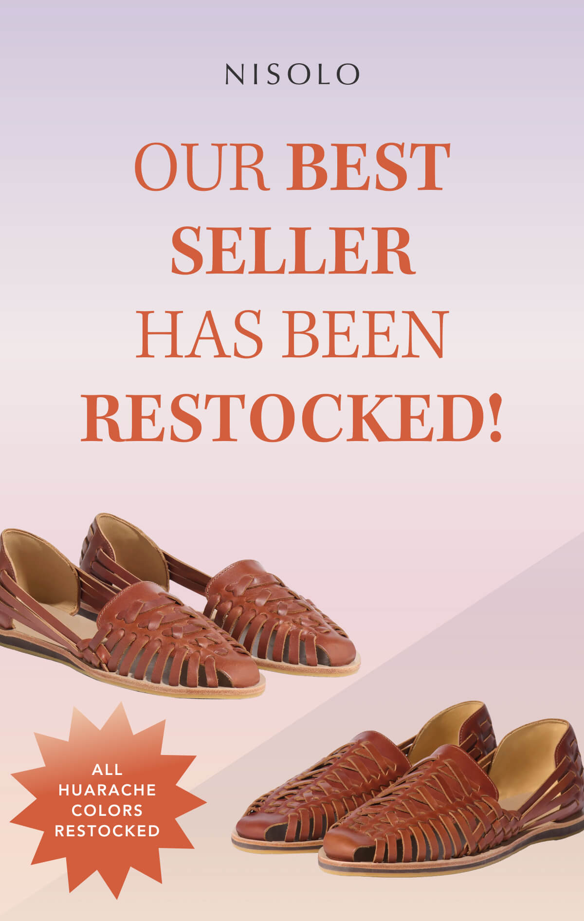 Huaraches Colors Restocked!