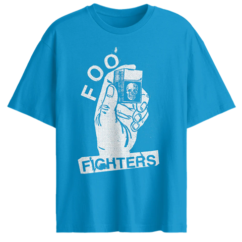 LIGHTER IN HAND TEE - SAPPHIRE