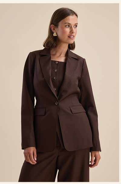 The Tailored Wool Blend Blazer