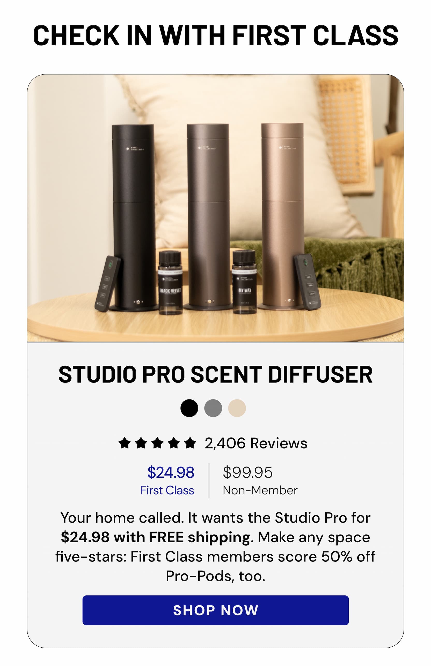 STUDIO PRO SCENT DIFFUSER | SHOP NOW