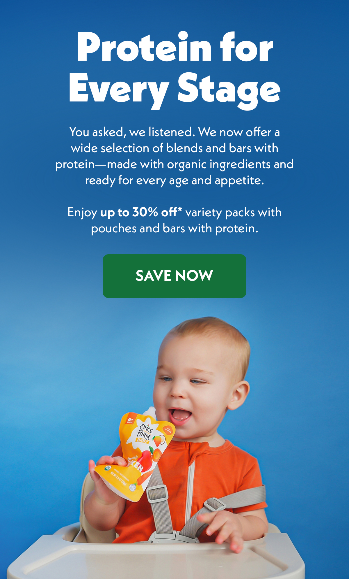 Protein for Every Stage!