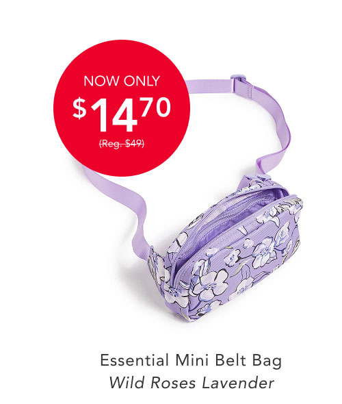 Essential Mini Belt Bag Wild Roses Lavender