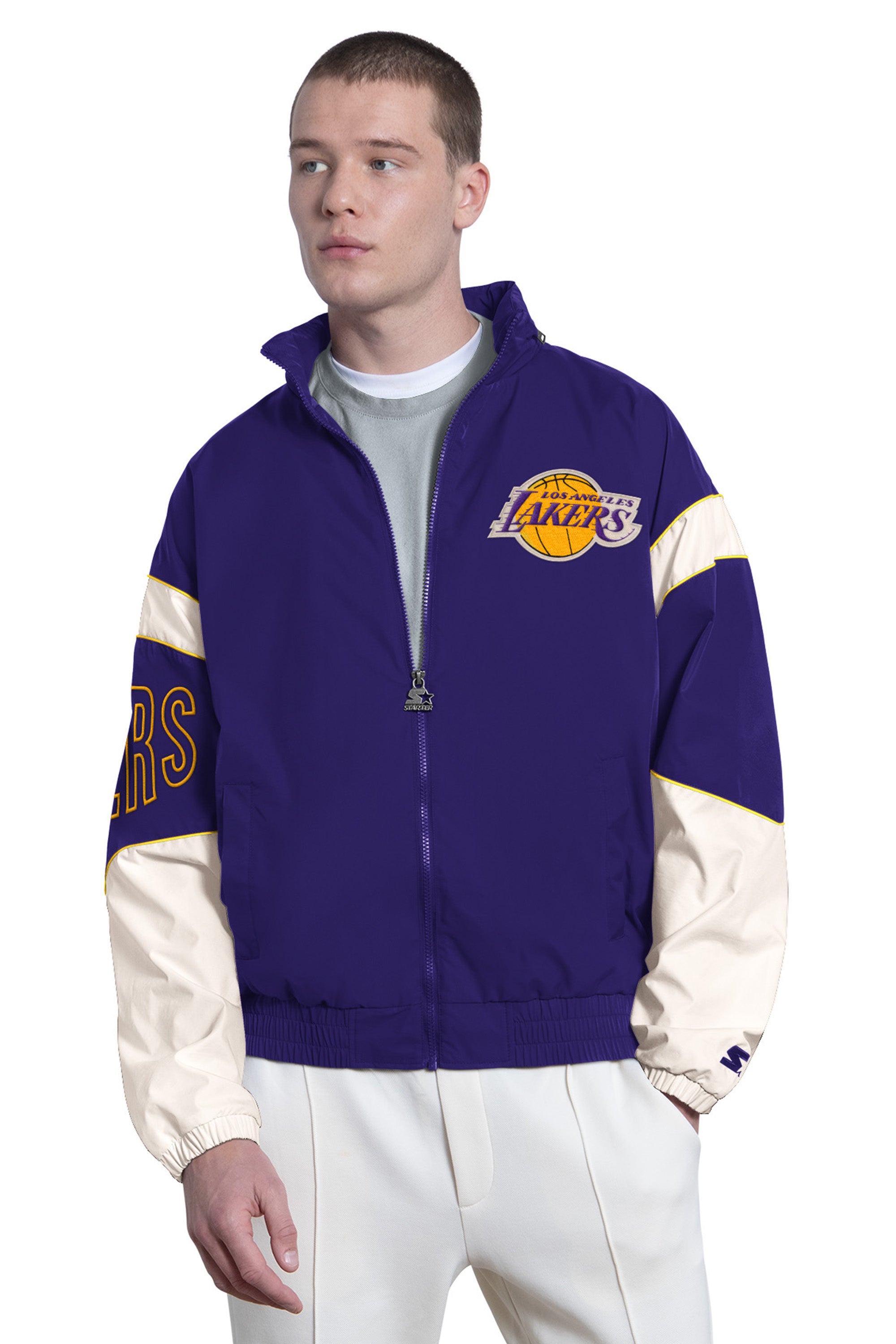 Image of MENS LOS ANGELES LAKERS THE GUST FULL ZIP JACKET